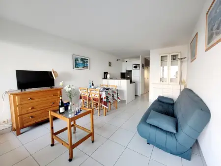 Canet Sud - T2 cabine 4/6 pers - Terrasse - Accès direct plage - Photo 3