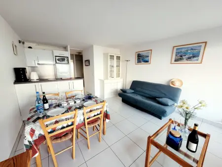 Canet Sud - T2 cabine 4/6 pers - Terrasse - Accès direct plage - Photo 4