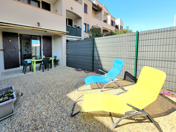 Location Appartement in Canet en Roussillon,Studio Cabine Moderne RDC, Terrasse, Parking, Proche Mer, 500m Plage, 4 Pers, Animaux OK FR-1-794-140 N°1007033