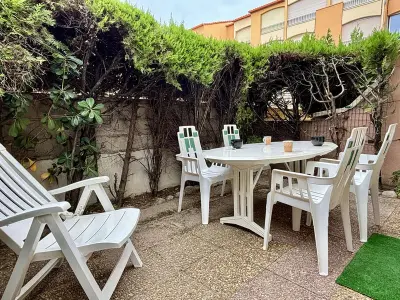 Appartement à Argelès sur Mer, Appartement RDC avec Terrasse, Piscine, Parking, à 400m de la Plage - 4 Pers - L1007147