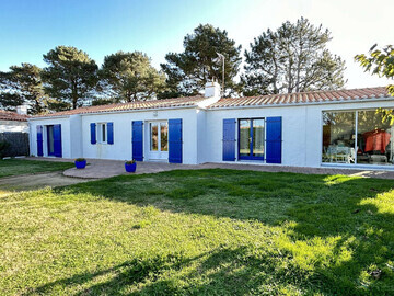 Location Maison à Noirmoutier en l'Île,Maison 2 chambres proche plage Sableaux, jardin clos, parking, terrasse, classée 2 étoiles FR-1-224B-72 N°1007417