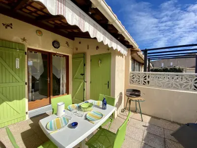 Villa à Narbonne, Villa T2 Mezzanine à 300m de la Plage avec Jardin, Idéal Famille, Parking, Animaux Acceptés - L1007676