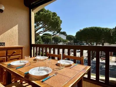 Appartement à Argelès sur Mer, Studio cabine avec piscine, parking et loggia, proche plage - Argelès-sur-Mer - L1007759