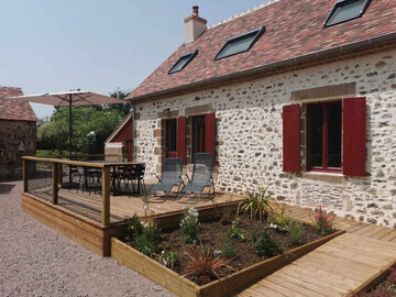 Location Casa rural en Bourbon l'Archambault,Gîte charmant à la campagne, idéal pour famille - accès handicapé, terrasse, BBQ, proche randonnées FR-1-489-535 N°1008440