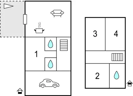 Location Maison 8 personnes à Saint Coulomb - Photo 23