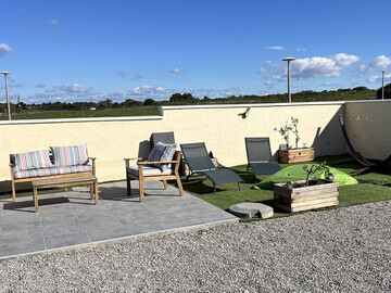 Location Haus in Fleury Saint Pierre la Mer,Pavillon Climatisé avec Jardin, Piscine Collective et Parking à 900m de la Plage FR-1-619-119 N°1008785