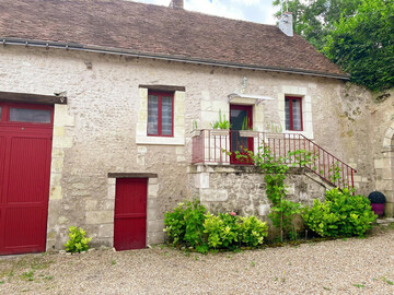 Location Gite à Chissay en Touraine,Charmant Gîte Historique pour 2 avec Terrasse, Cheminée et Wi-Fi à Chissay-en-Touraine FR-1-491-449 N°1009137