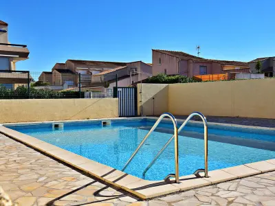 Appartement à Marseillan Plage, T3 au RDC avec piscine, terrasse et parking - 6 pers, proche plage à Marseillan - L1009514