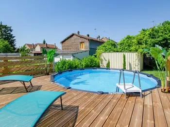 Aube, Agriturismo a Brienne le Château, Maison cosy avec piscine privative chauffée, proche lacs et activités nautiques FR-1-543-348 N°1009522