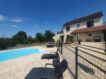 Location Cottage in Saint Aubin le Monial,Évasion à la campagne avec piscine, spa et terrasses FR-1-489-537 N°1009595