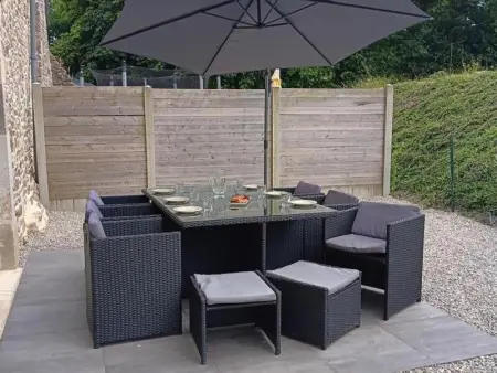 Maison de ferme rénovée, 3 chambres, terrasses, terrain clos, équipements bébé, animaux acceptés - Photo 17