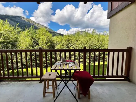 Appartement cosy avec piscine, au pied des pistes à Flumet - Photo 1