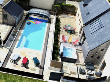 Location Villa a Bourg Blanc,Ty Breignou Gite breton avec piscine et jacuzzi 1314499 N°1010124