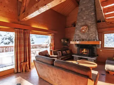 Chalet à Méribel, Chalet familial 10 pièces à Meribel, proche des pistes, avec cheminée et terrasse, 12 personnes - L1010281