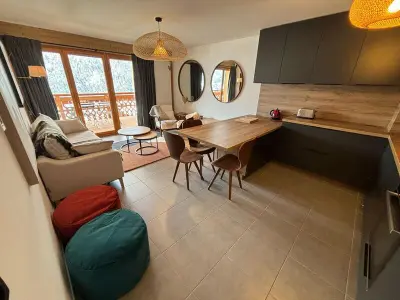 Appartement à Châtel, Châtel : Bel appart. 3 pièces avec garage et balcon, 5 pers - L1010372
