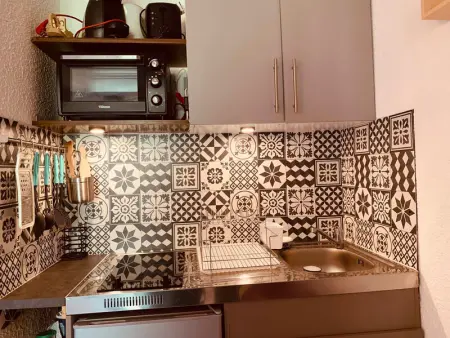 Studio à Pra-Loup 1500, 4 pers, proche télécabine, balcon sud, résidence calme - Photo 1