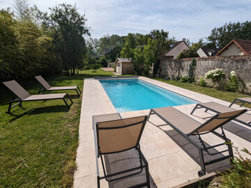 Location Loiret, Gite à Aulnay la Rivière, Maison familiale avec piscine privée chauffée, près de Pithiviers et Fontainebleau, à 1h30 de Paris FR-1-590-438 N°1010736