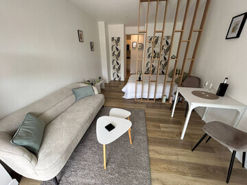 Location Appartement à Villeneuve Loubet,Studio Confortable avec Terrasse et Jardin, Villeneuve-Loubet Plage FR-1-252A-126 N°1010877