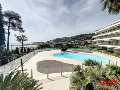 Appartement à Menton, Appart climatisé avec piscine et garage sécurisé à Menton, 4 couchages - L1010893