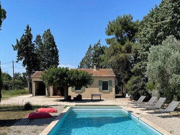Location Maison à Bédarrides,Charmante maison climatisée avec piscine privée et grand jardin en Provence FR-1-708-80 N°1010903