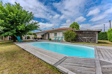 Location House in La Teste de Buch,La Bohème du Lac - Maison climatisée avec piscine 1328295 N°1011332