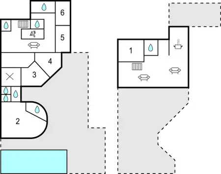 Location Maison 14 personnes à Thonon les Bains - Photo 40