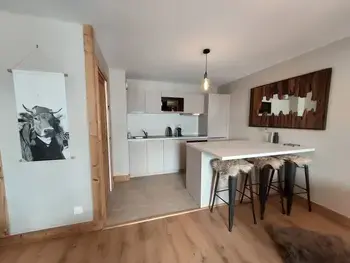 Chalet in Valmorel,Chalet indépendant avec prestations hôtelières, 3 chambres, terrasse, parking, pour 6 personnes FR-1-356-428 N°1012273