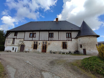 Location Cottage in Bolbec,Manoir de charme en Normandie avec cheminée et parking privé FR-1-441-970 N°1012363