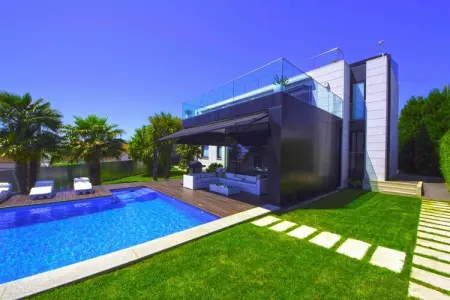 Villa Catro Faros, Villa panoramique avec vue sur la mer et piscine - Photo 7