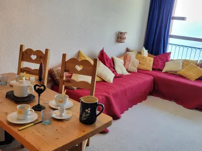 Appartement à Les Arcs 1800, Appartement lumineux au centre, balcon, 2 pièces, 6 pers, Wifi gratuit - L1012834