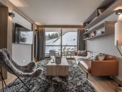 Appartement à Courchevel 1550, Superbe appart 96m² - 8 pers - Centre station - Proche pistes - SPA, Wifi, Parking - L1012849