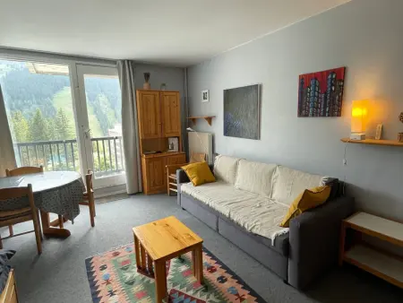 Appartement à Flaine, Studio lumineux à Flaine · Près des pistes · Balcon - L1013143