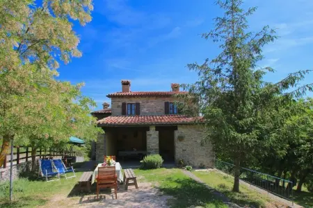 Seriola, Chalet à Apecchio avec Piscine et Vue - Photo 1