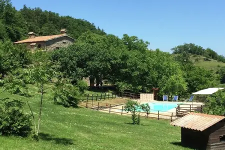 Seriola, Chalet à Apecchio avec Piscine et Vue - Photo 3