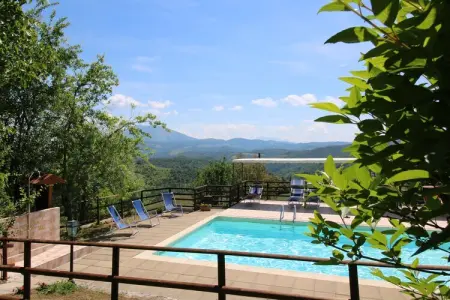 Seriola, Chalet à Apecchio avec Piscine et Vue - Photo 6