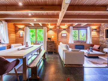 Location Chalet in Morillon 1100,BOIS DE CHAMPELLE - 28 - Sublime CHALET 8 Pers 1354899 N°1013291