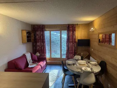 Appartement à Les Avanchers Valmorel, Duplex rénové à Valmorel, terrasse, 5 pers, animaux admis - L1013320