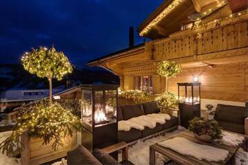 Location Chalet en Gstaad,Private Pool & Spa Chalet with Stunning Views CH-3780-02 N°1013484