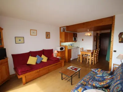 Appartement à Les Saisies, Studio Cabine aux Saisies - 5 pers, 26 m² avec Balcon Sud, Animaux Ok - L1013542