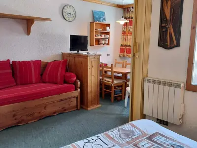 Appartement à Valmorel, Studio divisible, près des pistes, animaux admis - L1013673