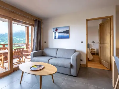 Appartement à Valmorel, Appartement 3 pièces avec parking, Wi-Fi, animaux admis, à 50m des pistes à Valmorel - L1013675