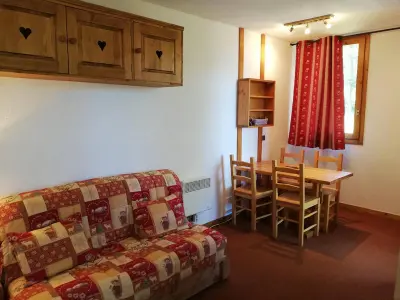 Appartement à Valmorel, Studio divisible 27m², balcon, proche pistes et remontées - L1013677