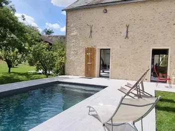 Yvelines, Agriturismo a Paray Douaville, Gîte de charme avec piscine privée et WIFI à Lenainville FR-1-527-48 N°1013961