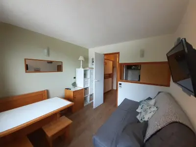 Appartement à Valfréjus, Studio cosy près remontées, balcon, parking gratuit - L1013963