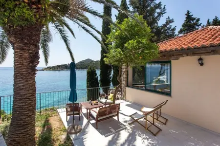 Villa Mirjana - One Bedroom Apartment with Terrace and Sea View (Naranča) - Photo 14