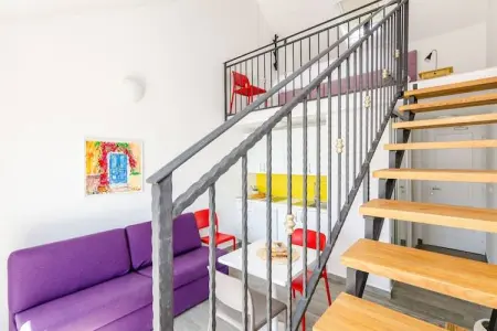 Apartments Villa Lukas - ''No.10'' Gallery Studio Apartment with Balcony and Sea View - Photo 9