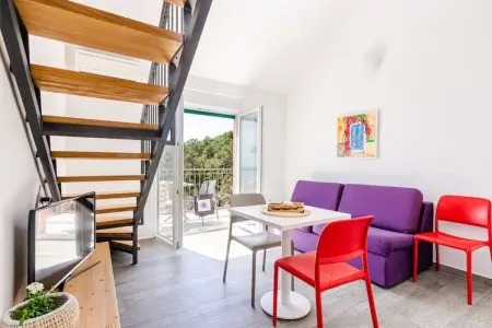 Apartments Villa Lukas - ''No.10'' Gallery Studio Apartment with Balcony and Sea View - Photo 16