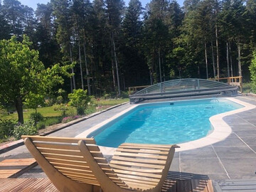 Location Gîte in Saint Remy,Gîte paisible avec piscine, terrasse et Wifi en pleine forêt pour 4 pers FR-1-589-662 N°1016122