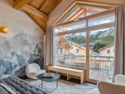 Apartamento en Le Monêtier les Bains, Grand appartement avec terrasse et parking à Serre Chevalier - L1016183