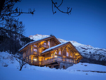 Location Chalet in Serre Chevalier,Chalet grand luxe avec sauna et cheminée, 15 personnes FR-1-808-7 N°1016191